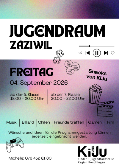 Jugendraum ab der 5. Klasse - Kinder- und Jugendfachstelle Region Konolfingen