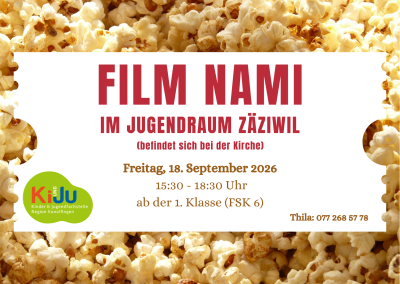 Film Nachmittag - Kinder- und Jugendfachstelle Region Konolfingen