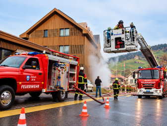 Feuerwehr Zäziwil - Einladung zur öffentlichen Hauptübung mit Partnerorganisation