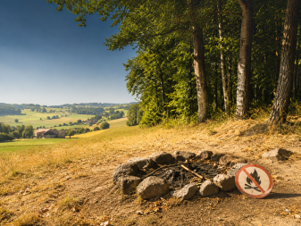 Grosse Waldbrandgefahr - Feuerverbot im Wald und in Waldesnähe