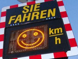 Geschwindigkeitsmessung mit dem Inforadar Eichiweg