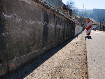 Belagseinbau Schulhaus - Aktuelle Information